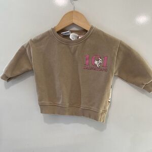 Zara Disney 101 Dalmatians sweatshirt 9-12 months